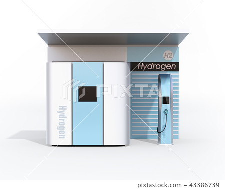 Front image of hydrogen station 43386739