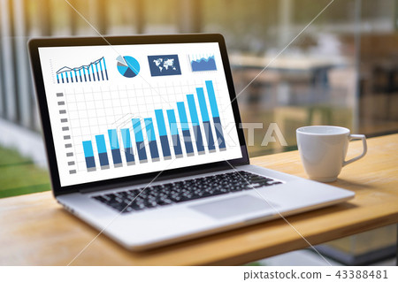 man business analytics and financial Business man business analytics and financial Business 43388481