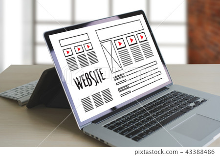Web Design layout sketch drawing Software Media Web Design layout sketch drawing Software Media 43388486