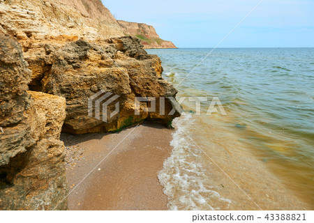 coastline, beautiful landscape near the sea 43388821