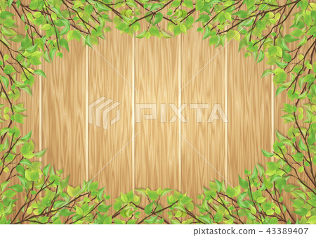 Fresh green circle wood grain back Fresh green circle wood grain back 43389407