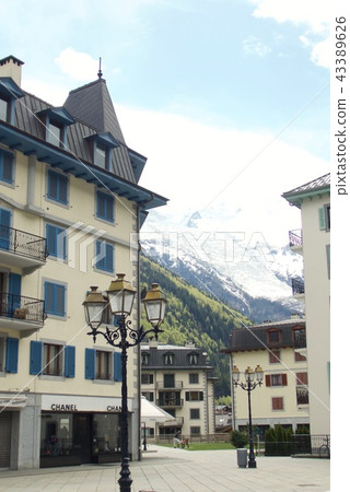Chamonix cityscape Chamonix cityscape 43389626