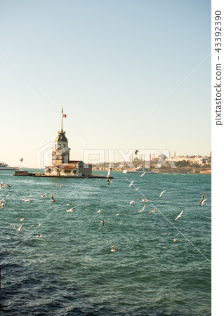 Maidens Tower located in Istanbul Maidens Tower located in Istanbul 43392390
