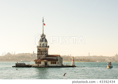Maidens Tower located in Istanbul 43392434