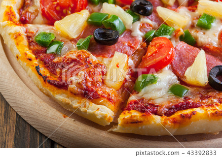 Fresh baked pizza hawaii Fresh baked pizza hawaii 43392833