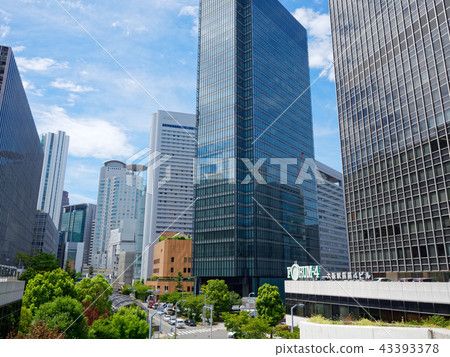 View buildings in the west from Osaka Ekimae 3rd Building 43393378