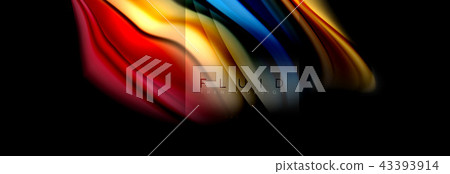 Rainbow fluid abstract shapes, liquid colors design, colorful marble or plastic wavy texture Rainbow fluid abstract shapes, liquid colors design, colorful marble or plastic wavy texture 43393914