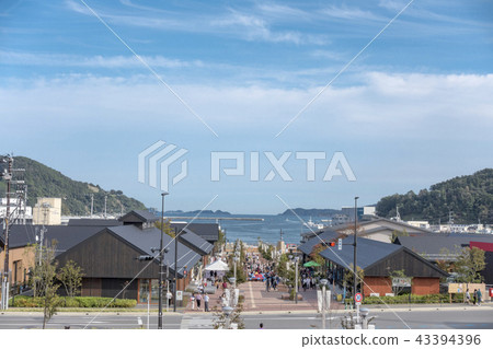 Town of the park where the sea can be seen Daily life of the city and exchange of non-daily sightseeing 43394396