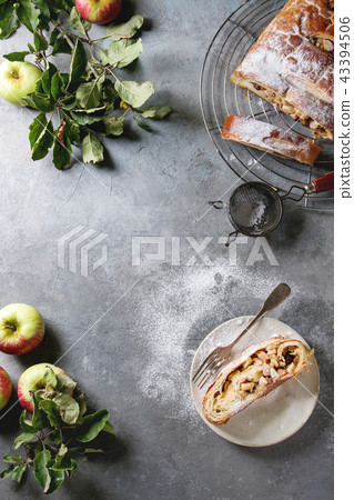 Homemade apple strudel 43394506