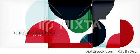 Modern geometrical abstract background - circles. Business or technology presentation design Modern geometrical abstract background - circles. Business or technology presentation design 43395562