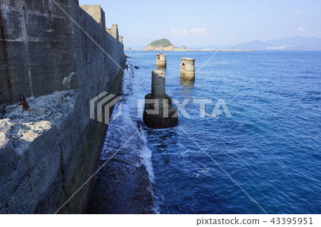 Gunkanjima in August 43395951