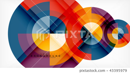 Vector circle abstract background Vector circle abstract background 43395979