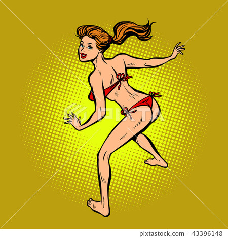 active woman in bikini 43396148