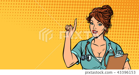 woman doctor, medical profession 43396153