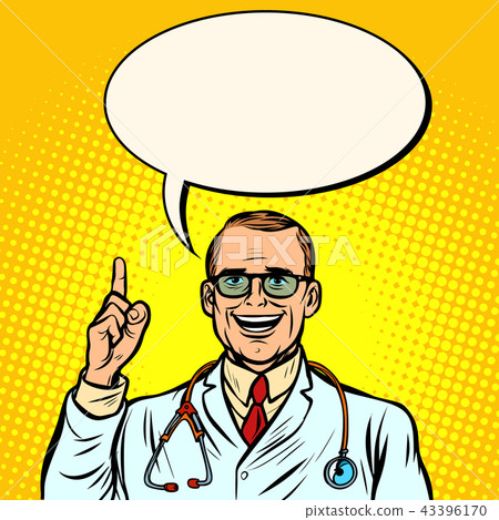 Joyful male doctor. Medicine and health 43396170