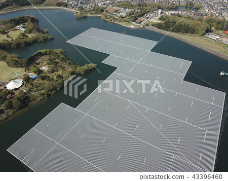 Solar power on water Solar power on water 43396460