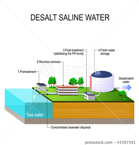 desalt saline water 43397391