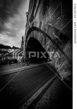 Under the old Charles Bridge Under the old Charles Bridge 43397453