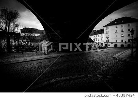 Under the old Charles Bridge Under the old Charles Bridge 43397454