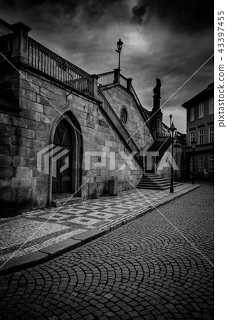 Under the old Charles Bridge Under the old Charles Bridge 43397455