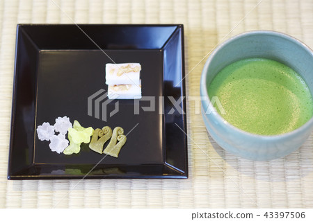 抹茶日本糖果茶糖果茶道茶 43397506