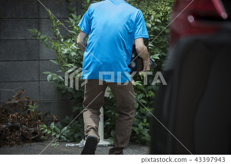 Illegal dumping of home appliances 43397943