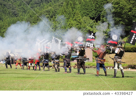 Echizen Asakura Sengoku Festival (Fire-gun gun shooting fire flame Fukui-shi Fukui) 43398427
