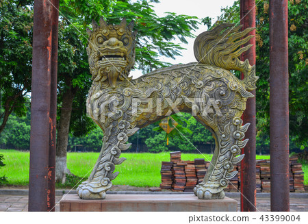 God Lion Statue at Hue Citadel 43399004
