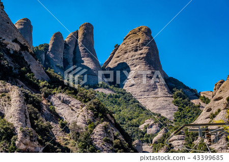 Mountains around the Montserrat Monastery 43399685