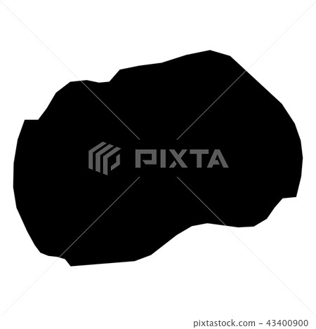 Macedonia - solid black silhouette map of country area. Simple flat vector illustration Macedonia - solid black silhouette map of country area. Simple flat vector illustration 43400900