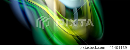 Rainbow fluid abstract shapes, liquid colors design, colorful marble or plastic wavy texture Rainbow fluid abstract shapes, liquid colors design, colorful marble or plastic wavy texture 43401189