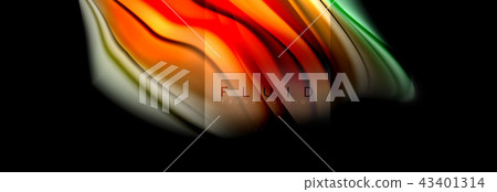 Rainbow fluid abstract shapes, liquid colors design, colorful marble or plastic wavy texture Rainbow fluid abstract shapes, liquid colors design, colorful marble or plastic wavy texture 43401314