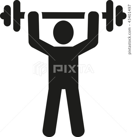Weight Lifting Icon Stock Illustration 43401497 Pixta