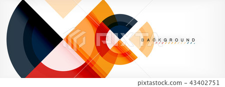 Vector circular geometric abstract background Vector circular geometric abstract background 43402751