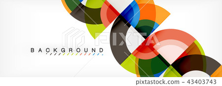 Vector circle abstract background 43403743