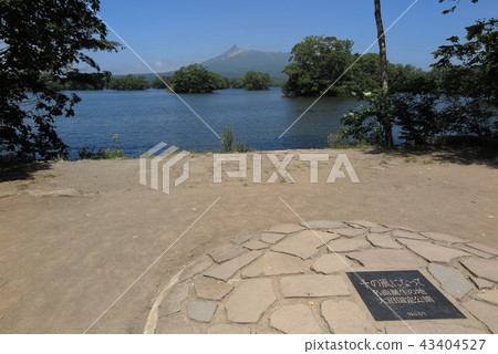 It becomes wind of Onuma Quasi-National Park 1000 It becomes wind of Onuma Quasi-National Park 1000 43404527