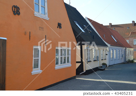 Denmark, Mastal, an old house in the 1700s Denmark, Mastal, an old house in the 1700s 43405231