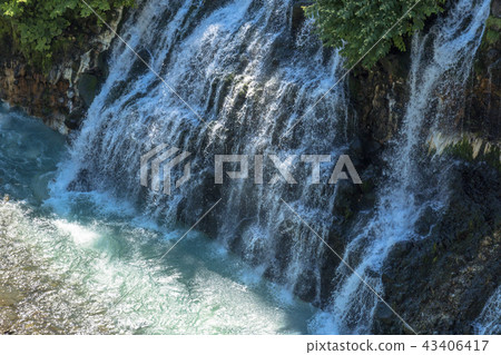 Biei platinum's white mustache waterfall 43406417