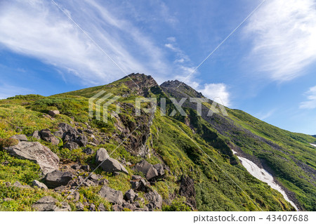 Mt. Chokai登山在夏天 Mt. Chokai登山在夏天 43407688