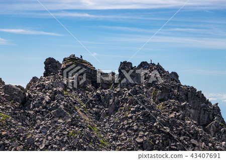 Mt. Chokai登山在夏天 Mt. Chokai登山在夏天 43407691