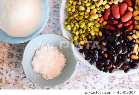 collection of legumes,Various colorful 43408007