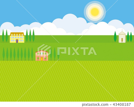 Summer landscape 43408187