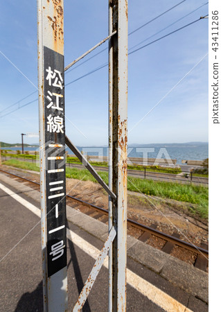Ichibata Line Akihacho Station-A station with a view of Lake Shinji- 43411286