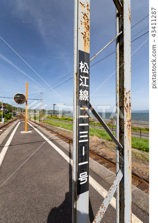 Ichibata Line Akihacho Station-A station with a view of Lake Shinji- Ichibata Line Akihacho Station-A station with a view of Lake Shinji- 43411287