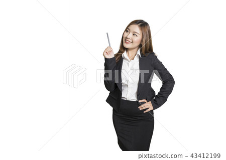 Business of asian woman portrait. Business of asian woman portrait. 43412199