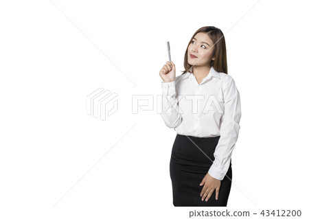 Business of asian woman portrait. 43412200