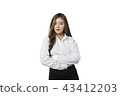 Business of asian woman portrait. 43412203