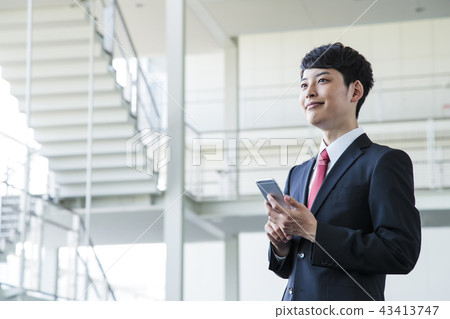 Business smartphone recruit businessmen job search newcomer men Business smartphone recruit businessmen job search newcomer men 43413747