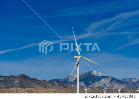 風力發電的風力渦輪機在美國 風力發電的風力渦輪機在美國 43413848