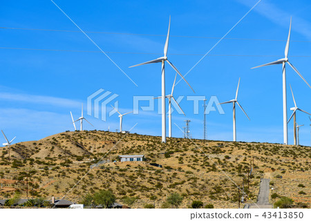 風力發電的風力渦輪機在美國 風力發電的風力渦輪機在美國 43413850